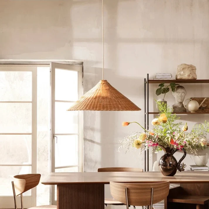 Ravena | Pendelleuchte im Rattandesign