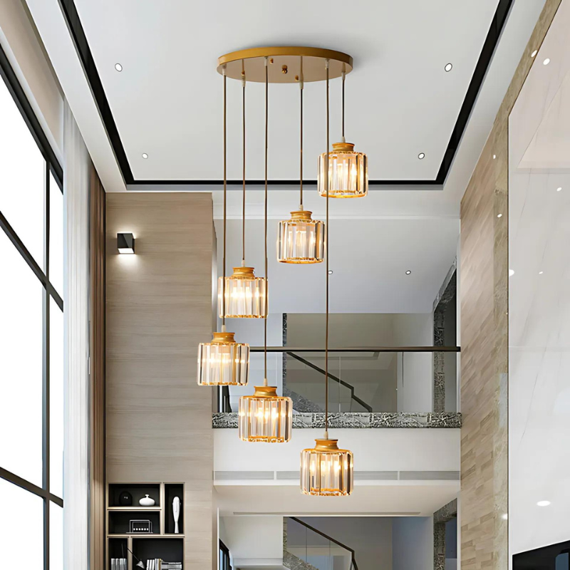 Calira | Deckenleuchte im Zylinderglasdesign