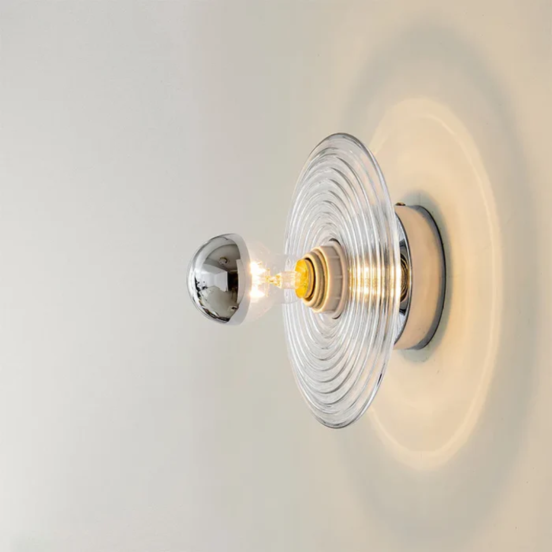 Mara | Glas Wandlampe im Retro-Stil