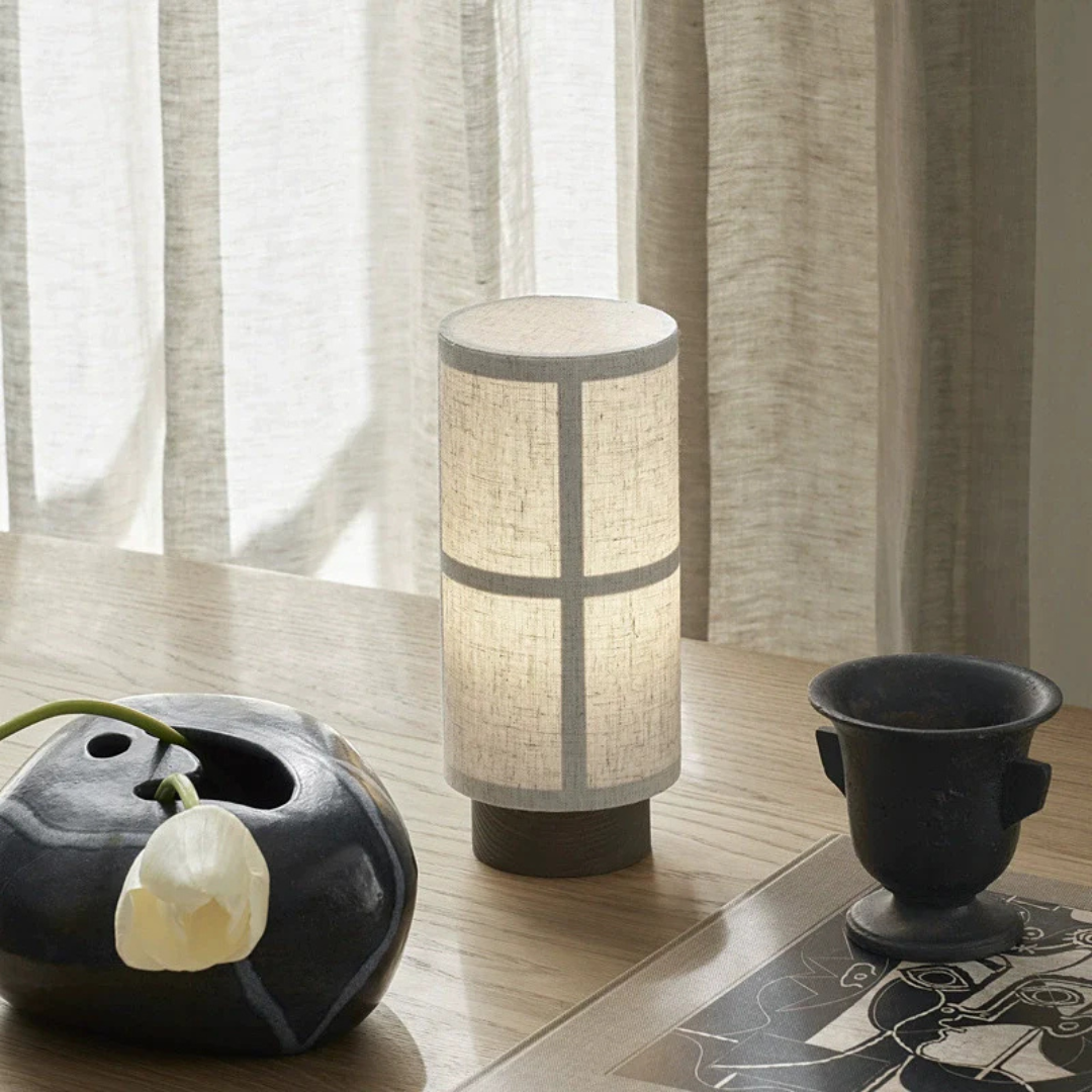Zen | Japanische Tischleuchte aus Seide