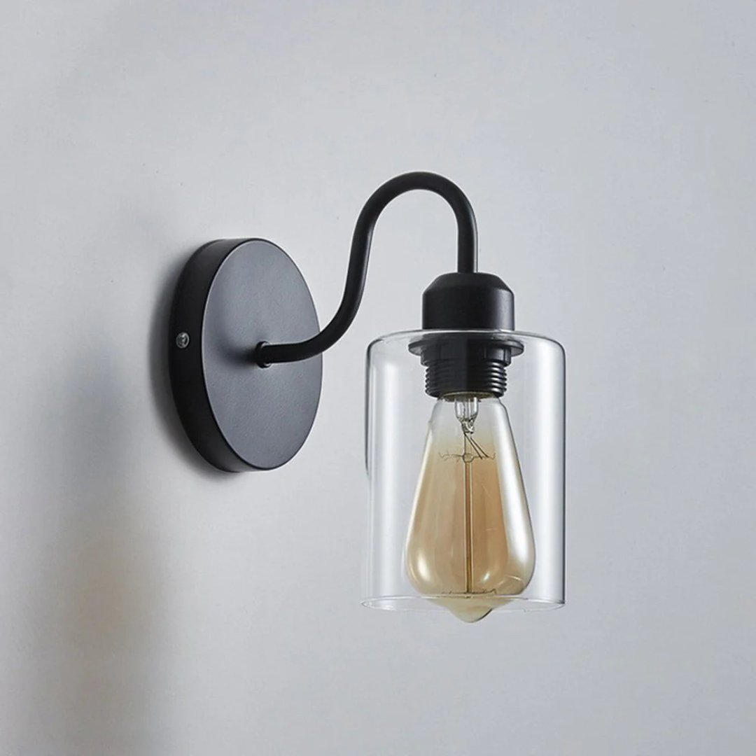 Vento | Minimalistische Schwarze Wandlampe