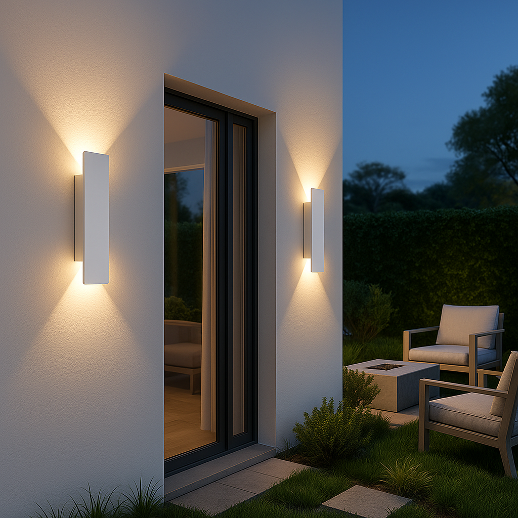 Streamline LED Wandleuchte für Außen | Wetterfest IP65 | In 4 Größen erhältlich