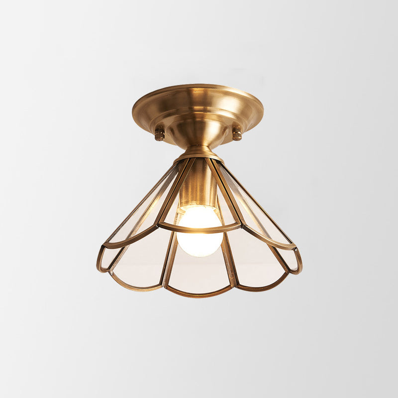 Florabelle | Deckenleuchte aus Messing und Glas