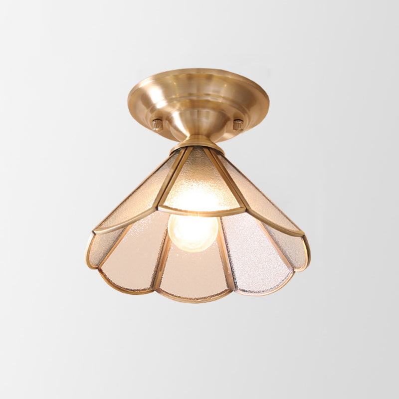 Florabelle | Deckenleuchte aus Messing und Glas