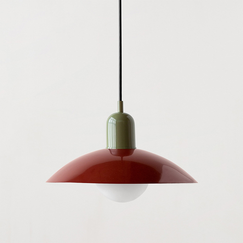Macaron Pendelleuchte | Farbiger Glasschirm für Modernes Flair