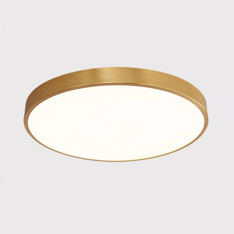 Aurelium | Runde LED-Deckenleuchte mit Goldrahmen