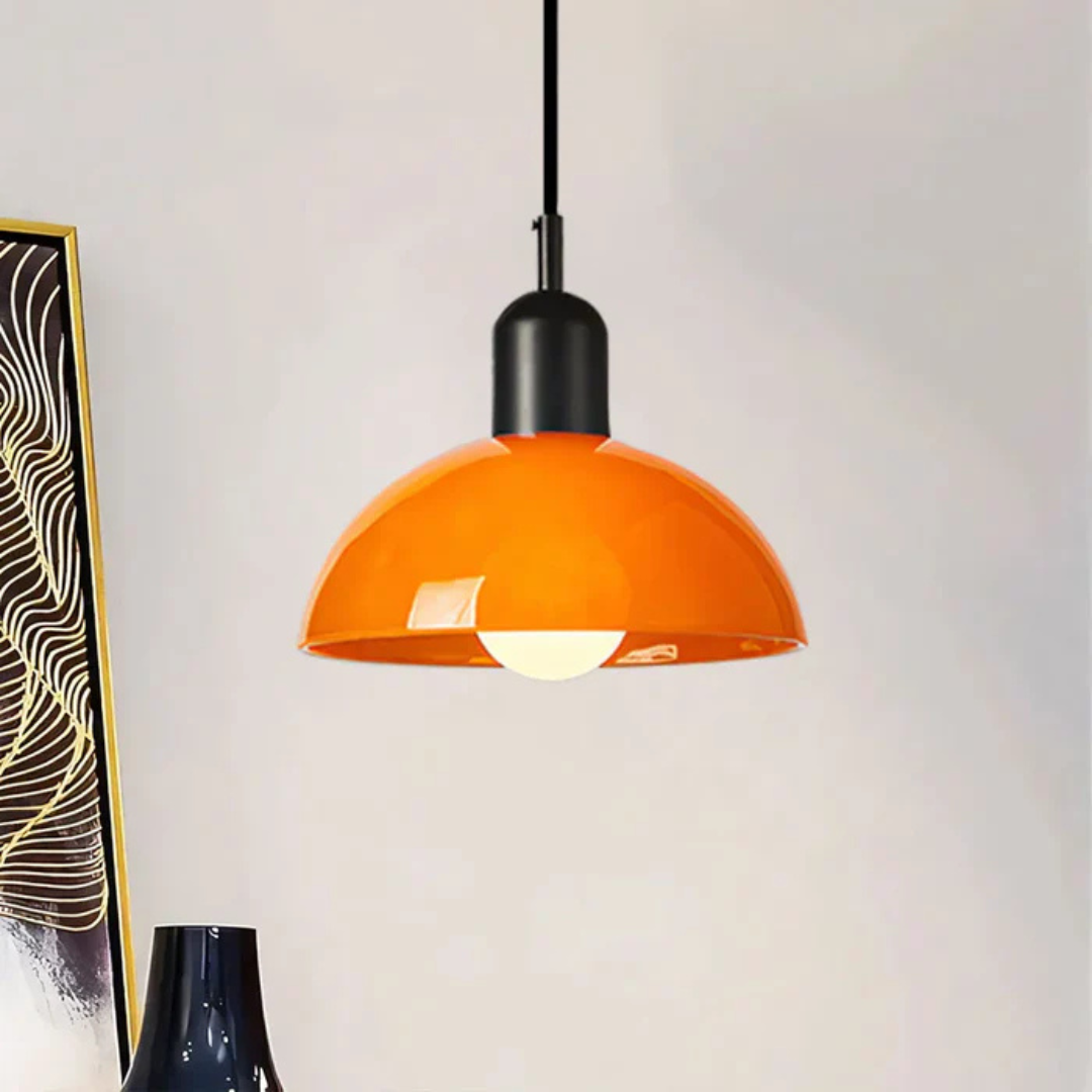 Orivio | Farbige Halbkugel Pendelleuchte