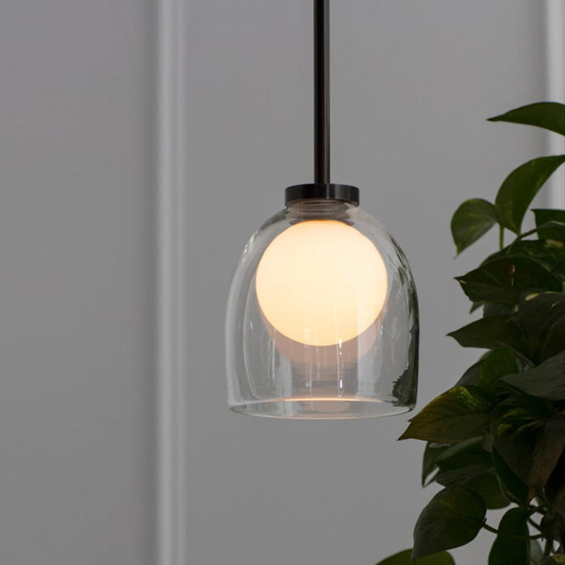 Orvya | Pendelleuchte im Glaszylinder-Design