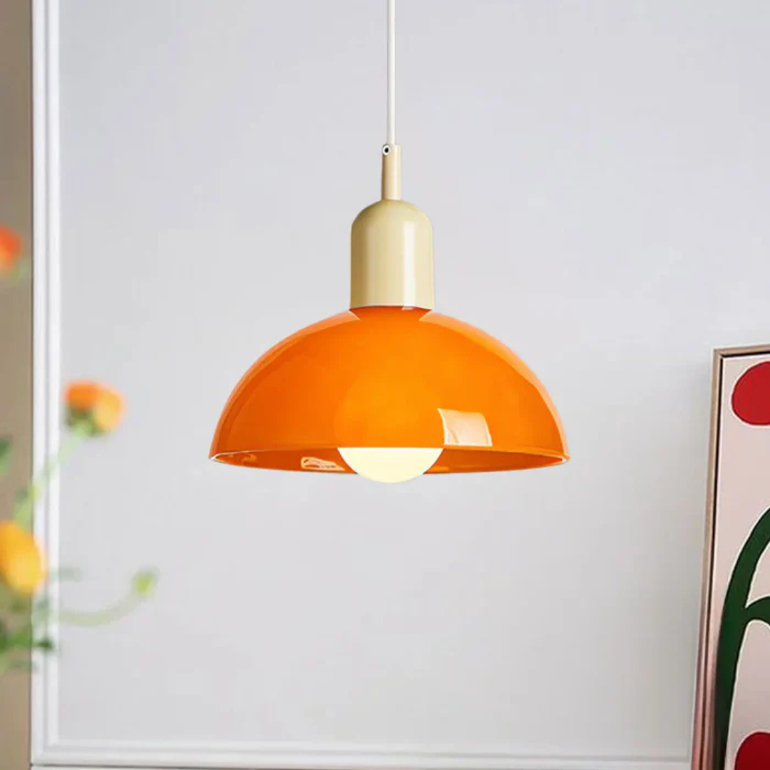 Orivio | Farbige Halbkugel Pendelleuchte