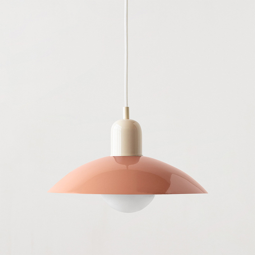 Macaron Pendelleuchte | Farbiger Glasschirm für Modernes Flair