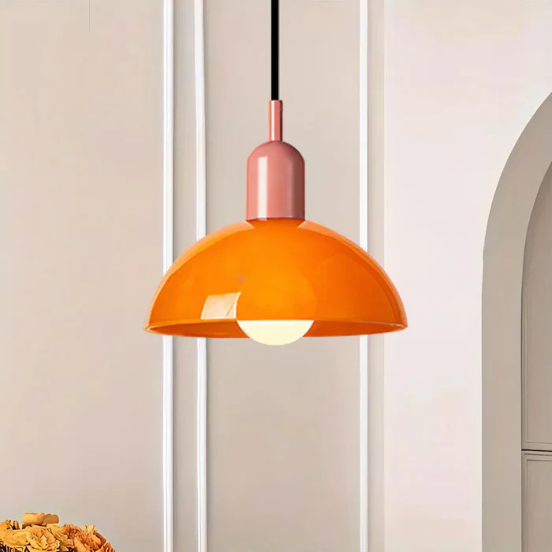 Orivio | Farbige Halbkugel Pendelleuchte