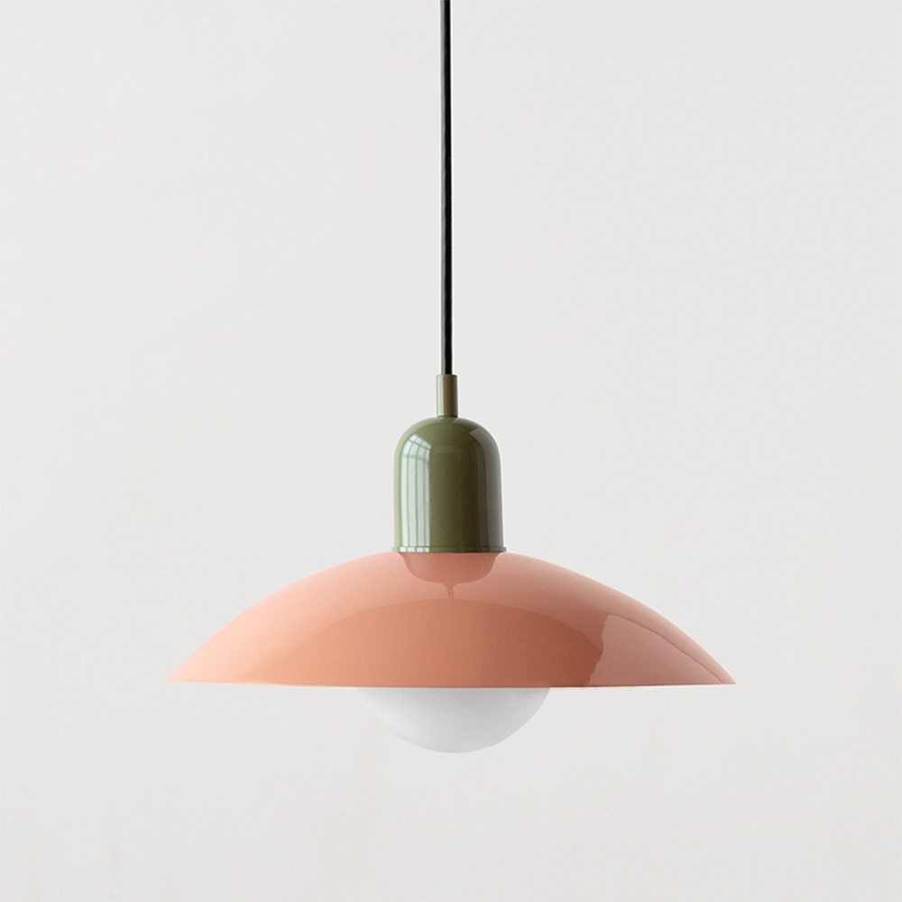 Macaron Pendelleuchte | Farbiger Glasschirm für Modernes Flair