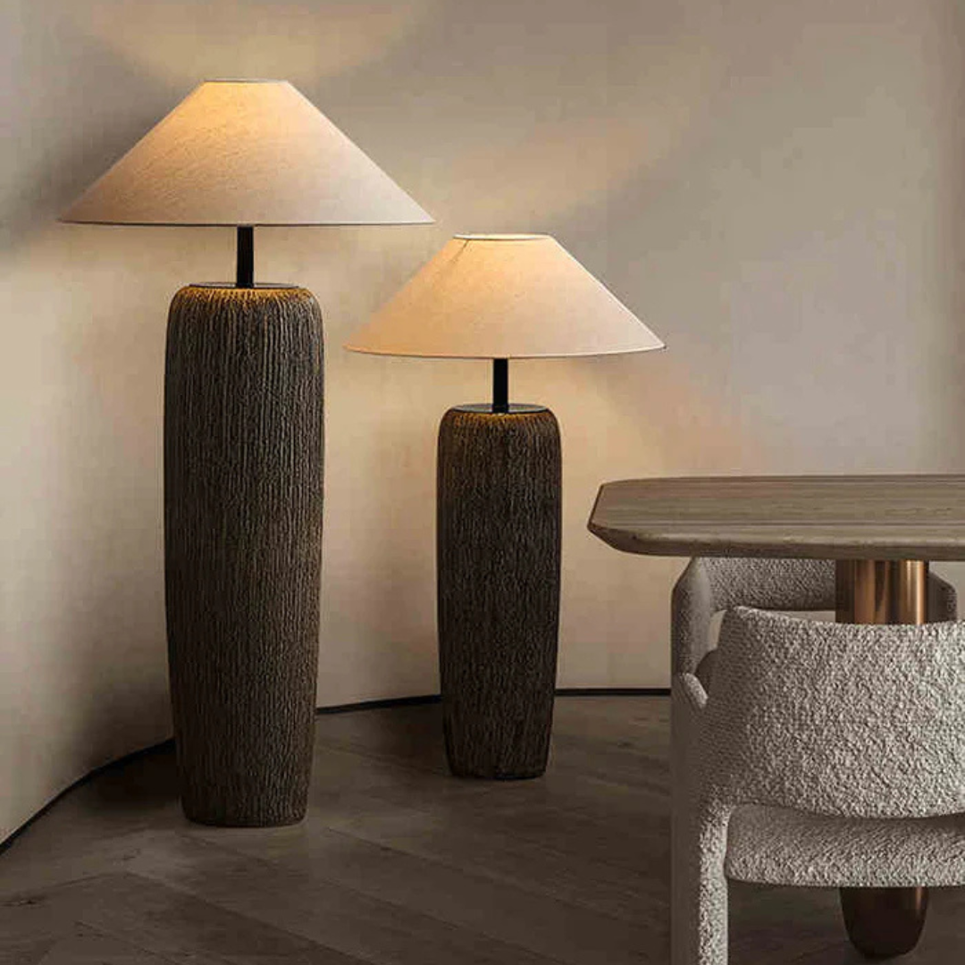 Terrona | Stehleuchte im Naturstein-Design