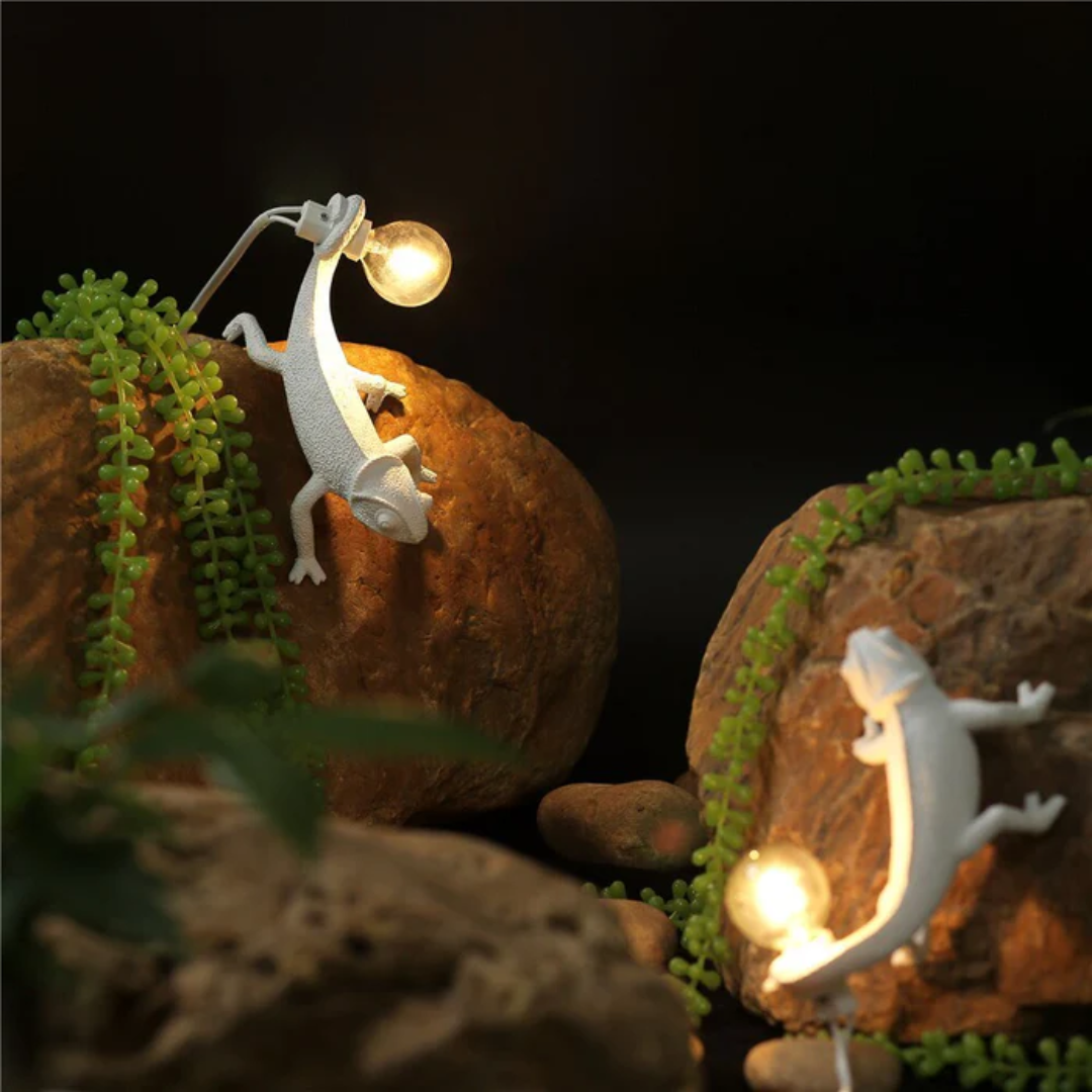 Gea | Tischlampe Gecko Design