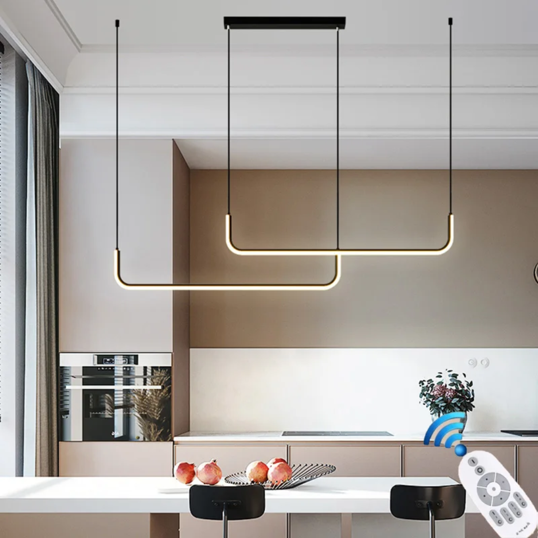 Lunaris | Lineare LED Pendelleuchte Modern