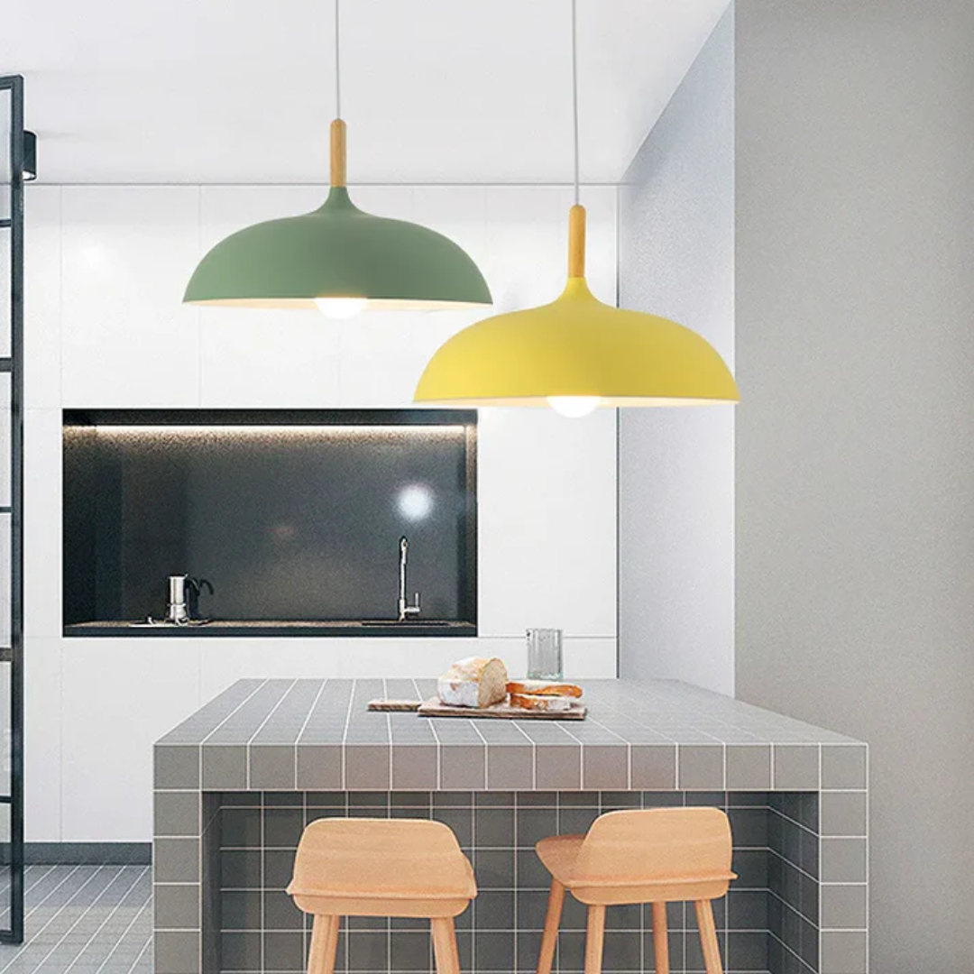Geometrische Pendelleuchte | Esszimmerdesign