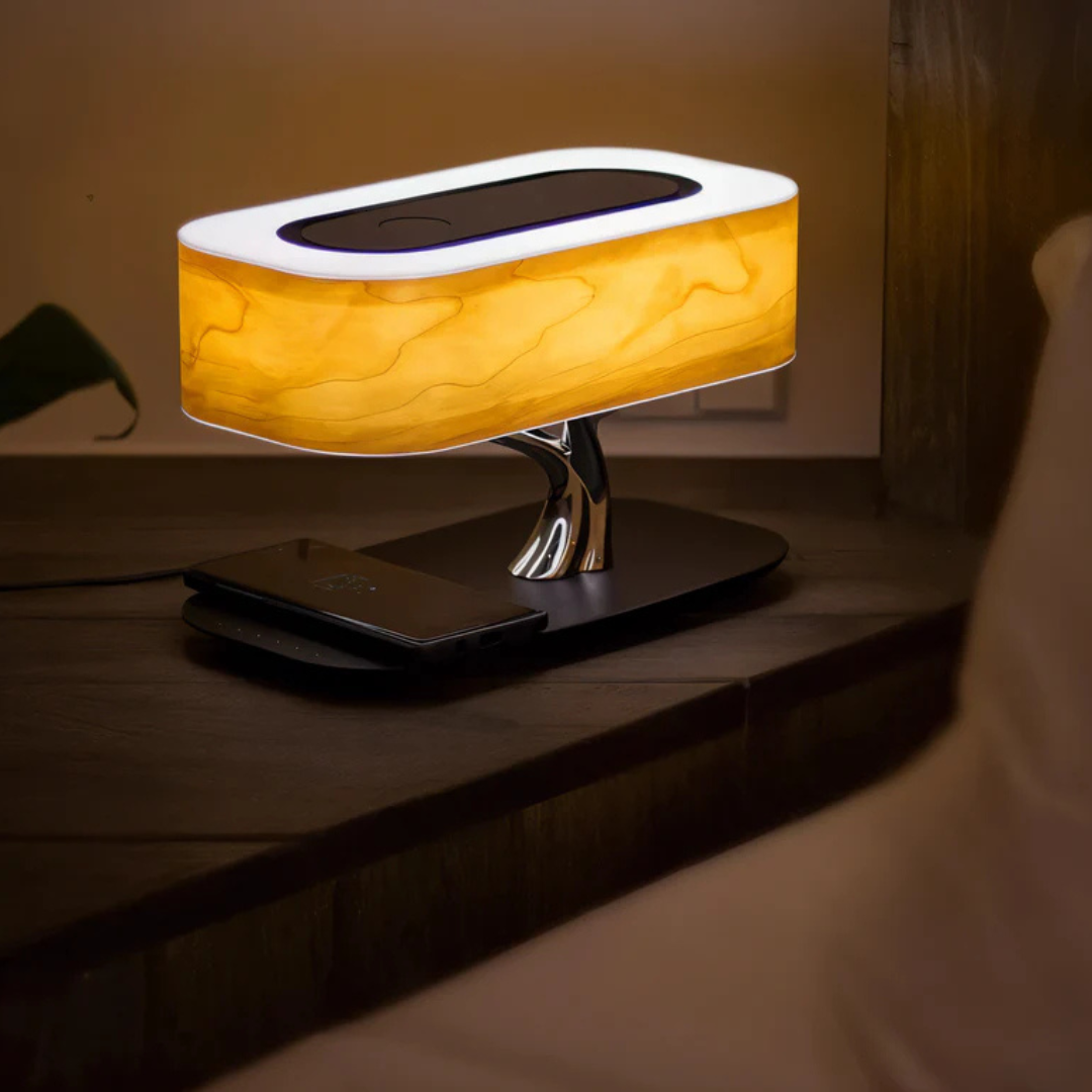 LED-Tischleuchte | Multifunktional mit Bluetooth und Ladefunktion