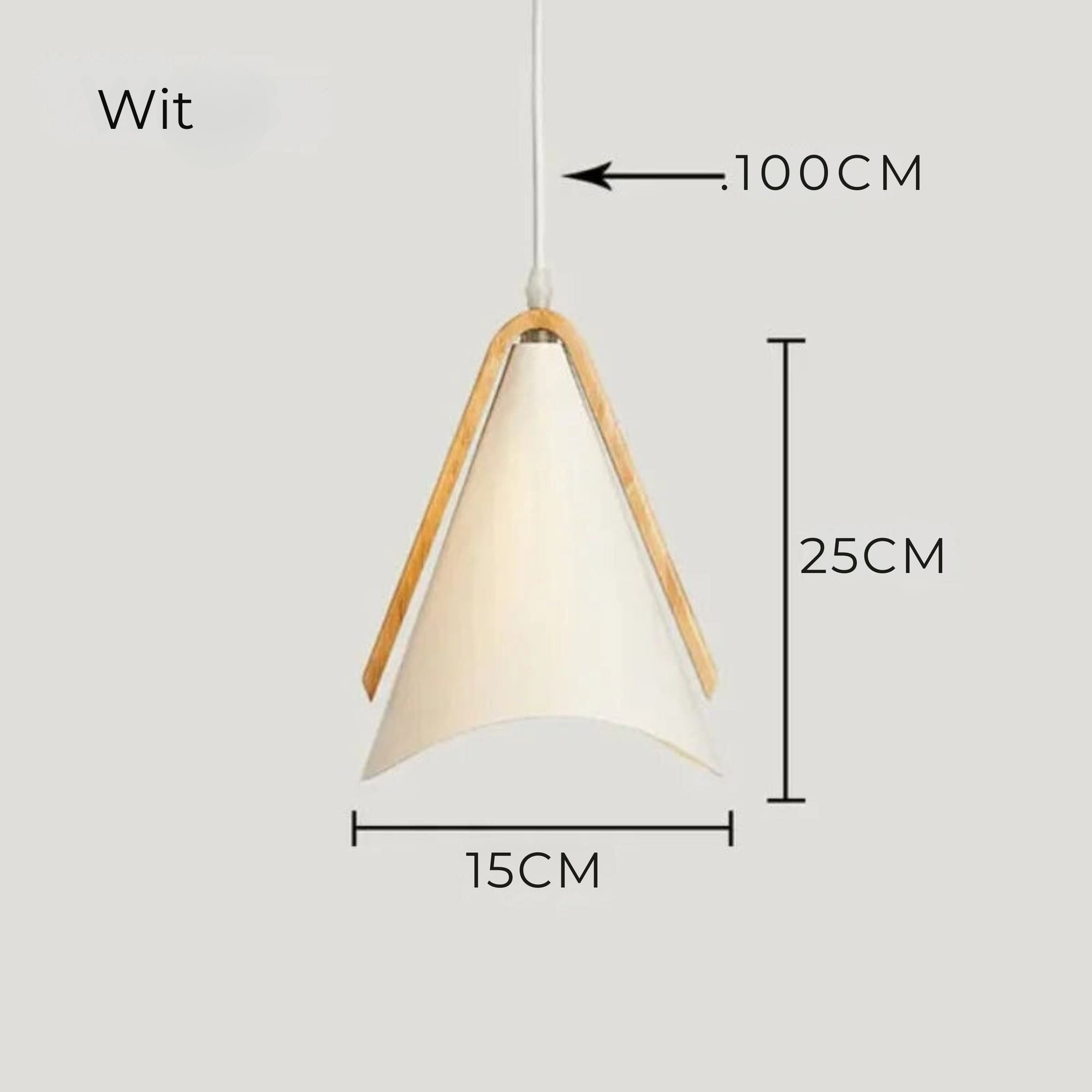 Teyra | Pendelleuchte im Holzrahmendesign