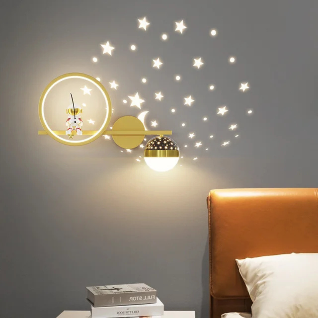 LED-Wandleuchte | Astronauten-Beleuchtung
