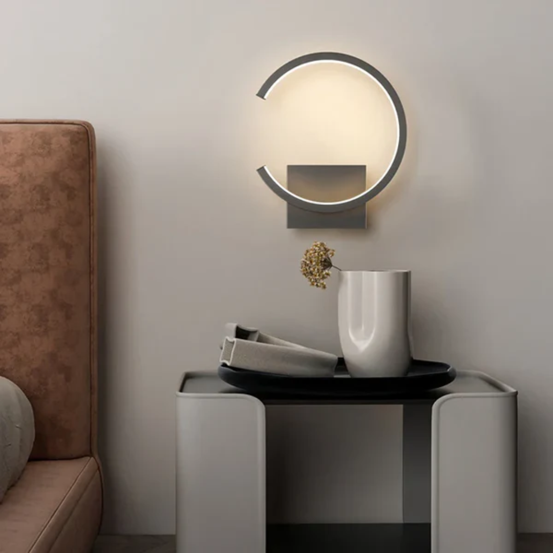 Runde LED | Wandleuchte Wohnzimmer