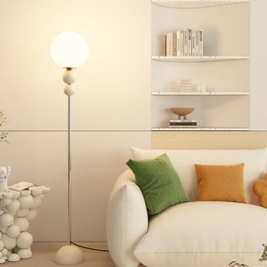 Nava | Runde Stehlampe Kreisform