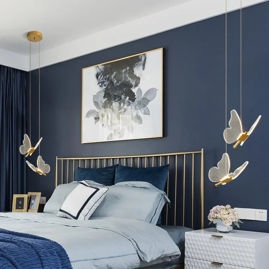 Schmetterling Motiv | Hängelampe für Wohnzimmer