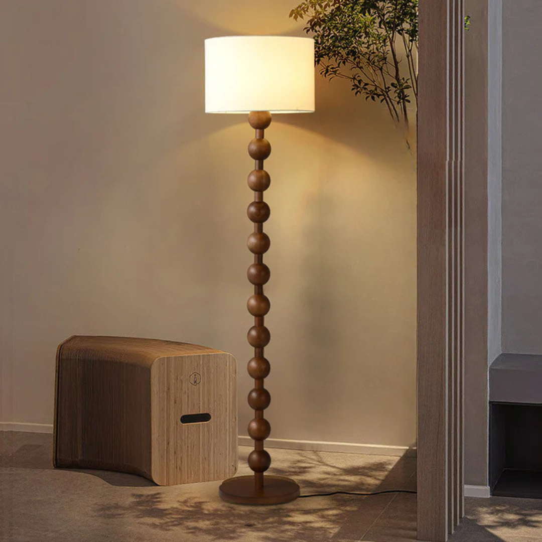 Arbor | Stehleuchte Holz-Bodenlampe für harmonische Raumgestaltung