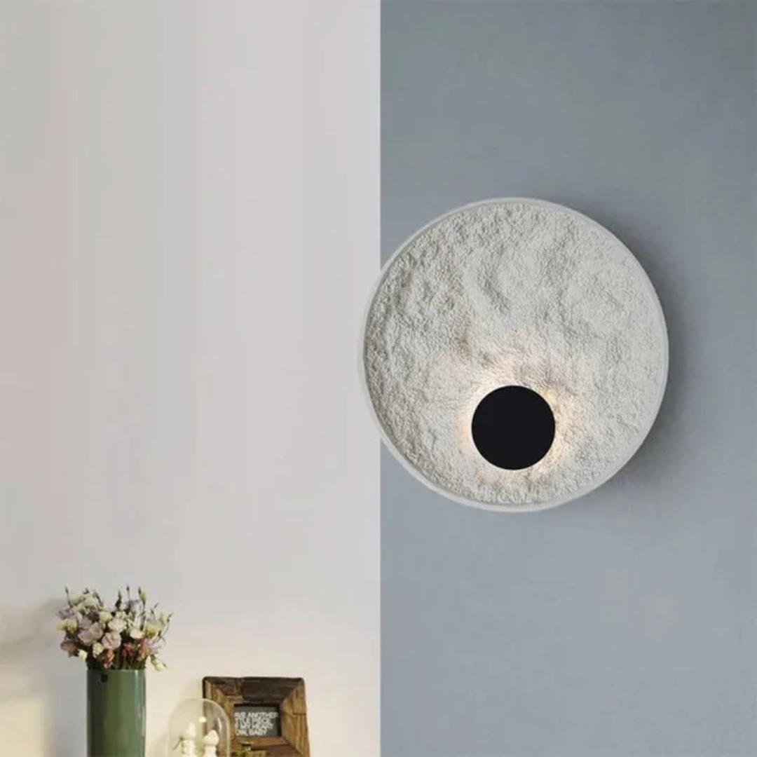 Selene | Runde Leuchtkugel Wandlampe