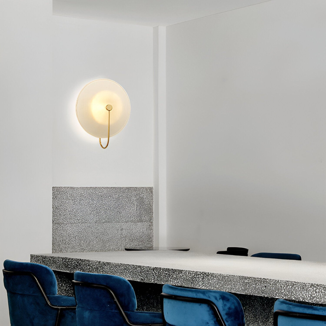 Valora | Wandlampe Rund Glas