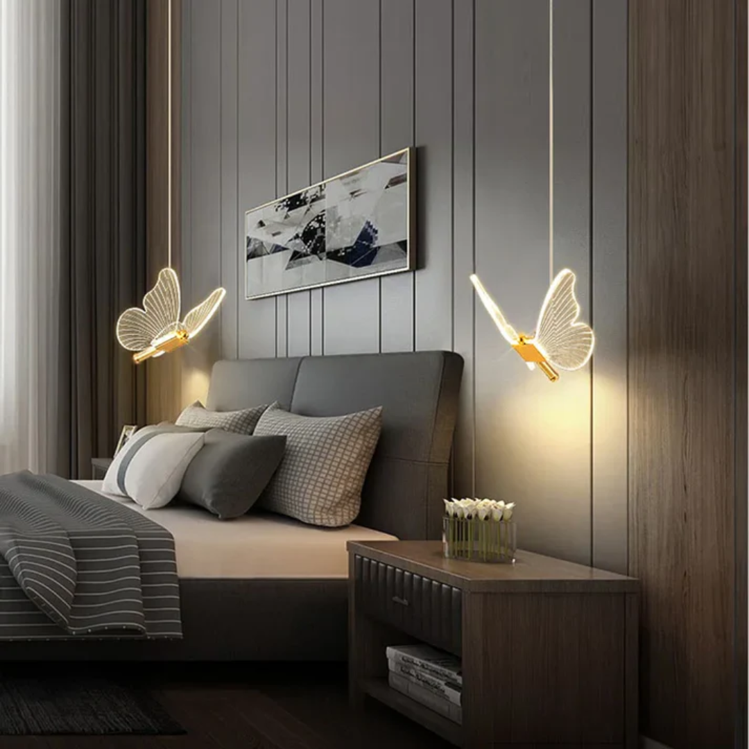 Schmetterling Motiv | Hängelampe für Wohnzimmer
