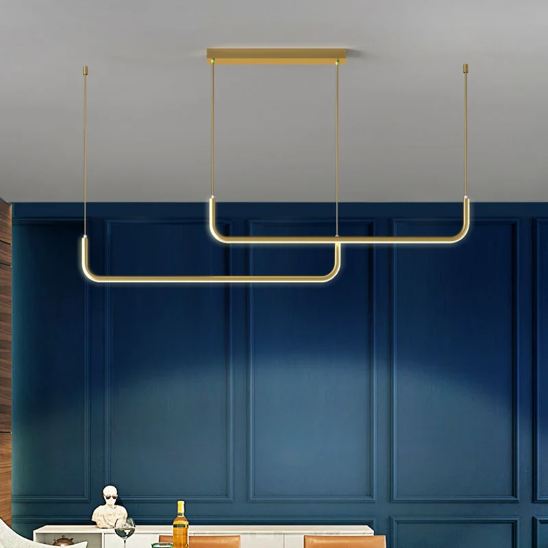 Lunaris | Lineare LED Pendelleuchte Modern