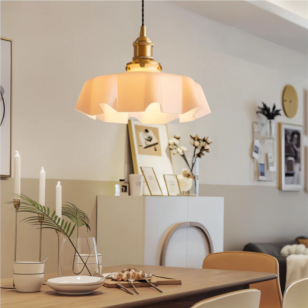 Liora | Glas Pendelleuchte Retro