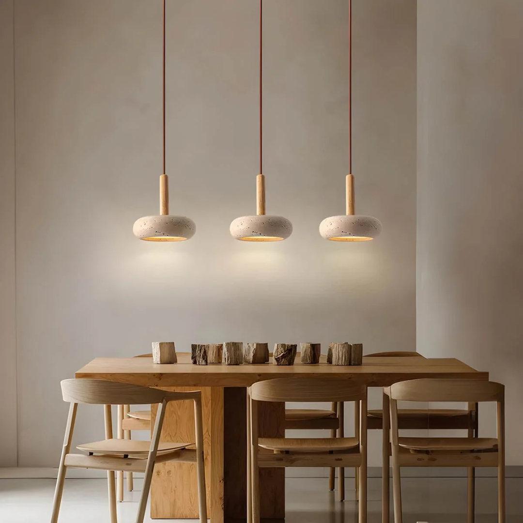 Ardena | Beton-Holz Pendelleuchte