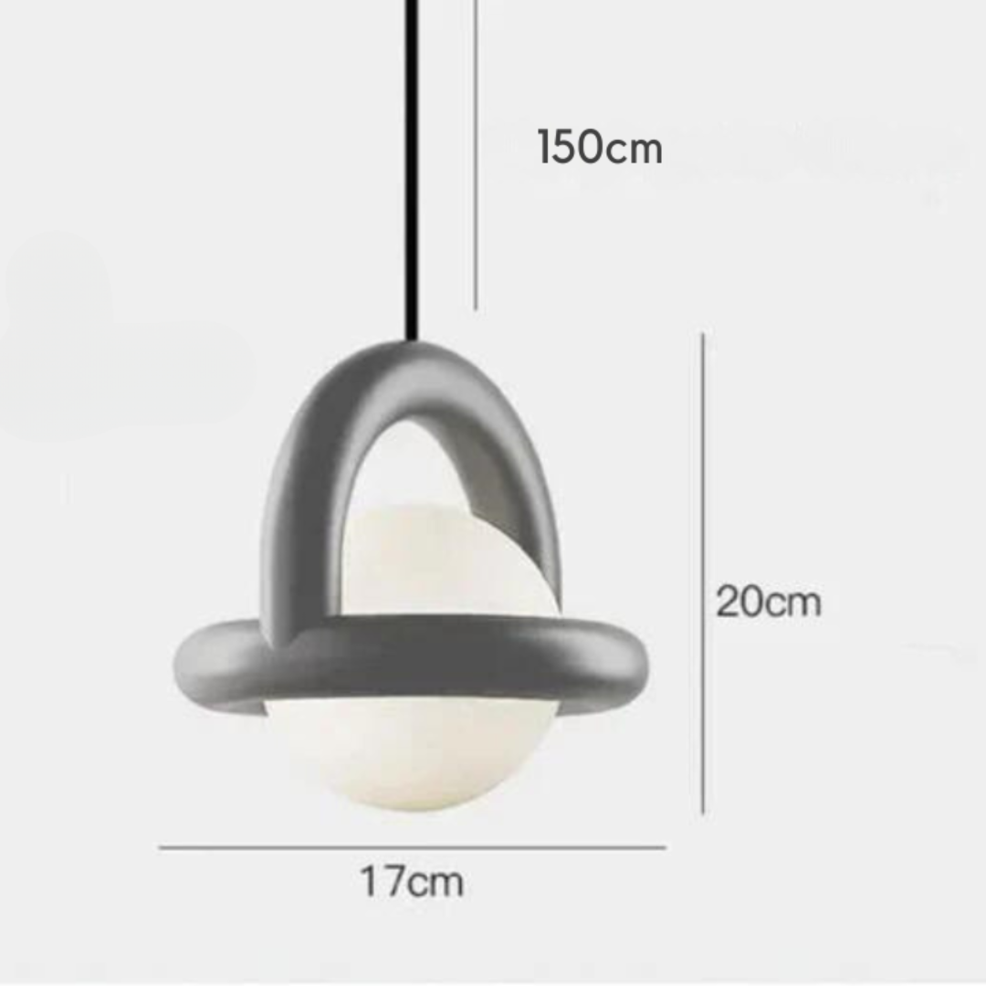 Lunira | Pendelleuchte im Kugelring-Design