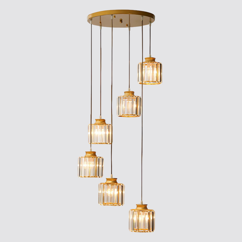 Calira | Deckenleuchte im Zylinderglasdesign