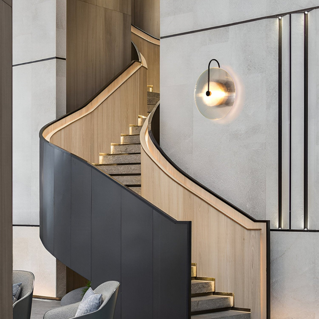 Valora | Wandlampe Rund Glas