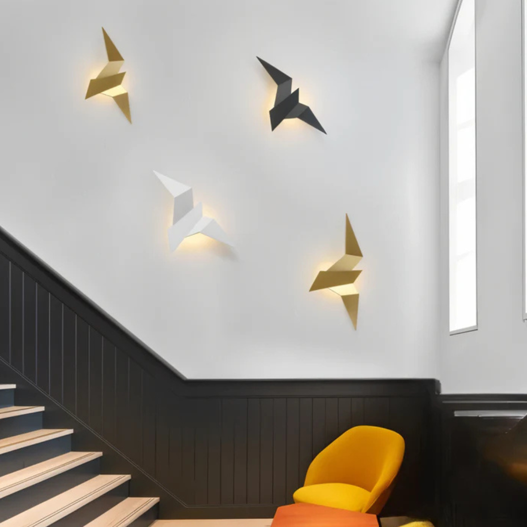 Aviora | LED Wandleuchte in Vogel-Design