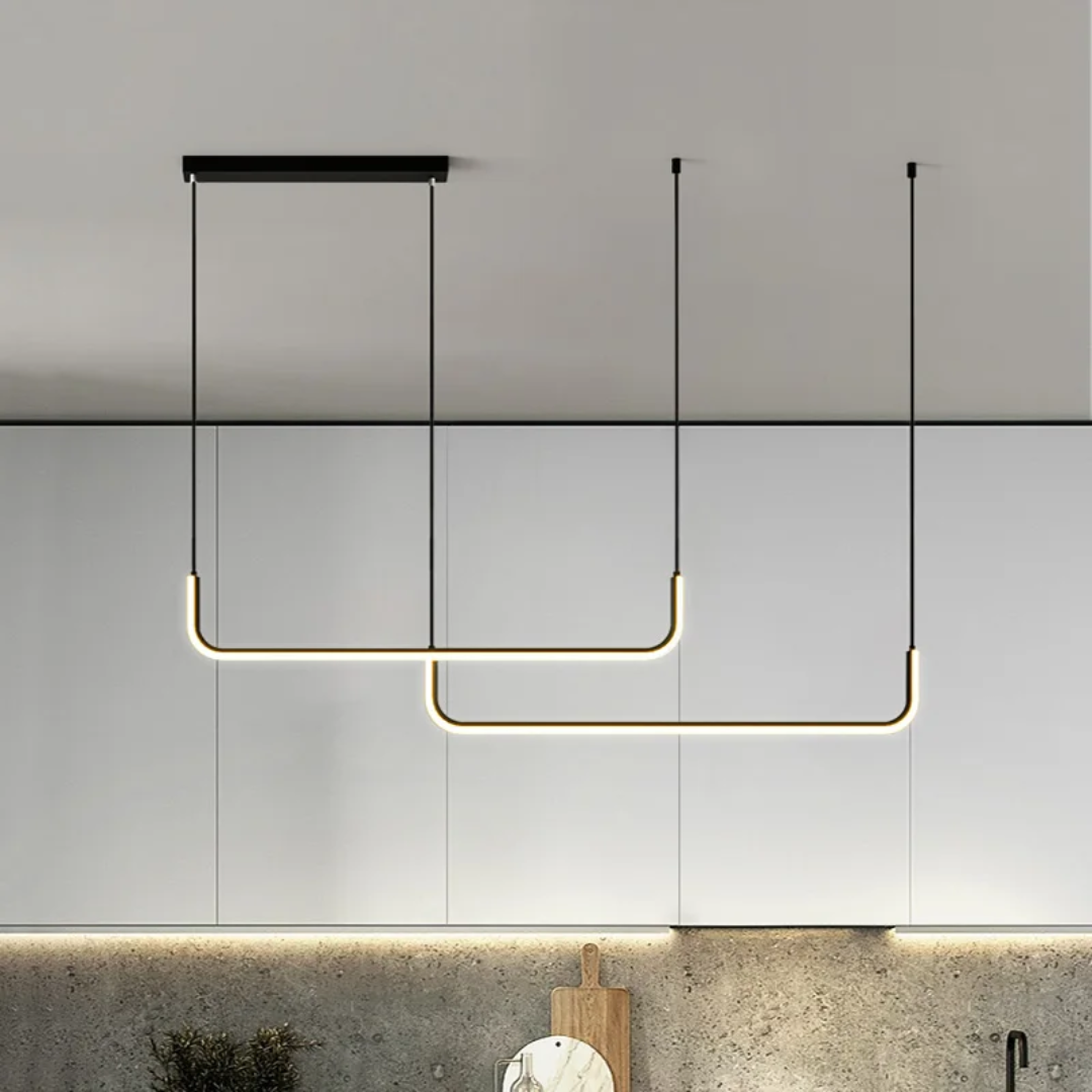 Lunaris | Lineare LED Pendelleuchte Modern