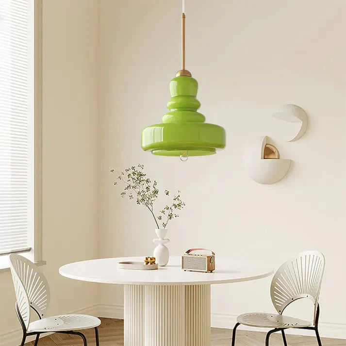 Orelia | Retro Glas Pendelleuchte
