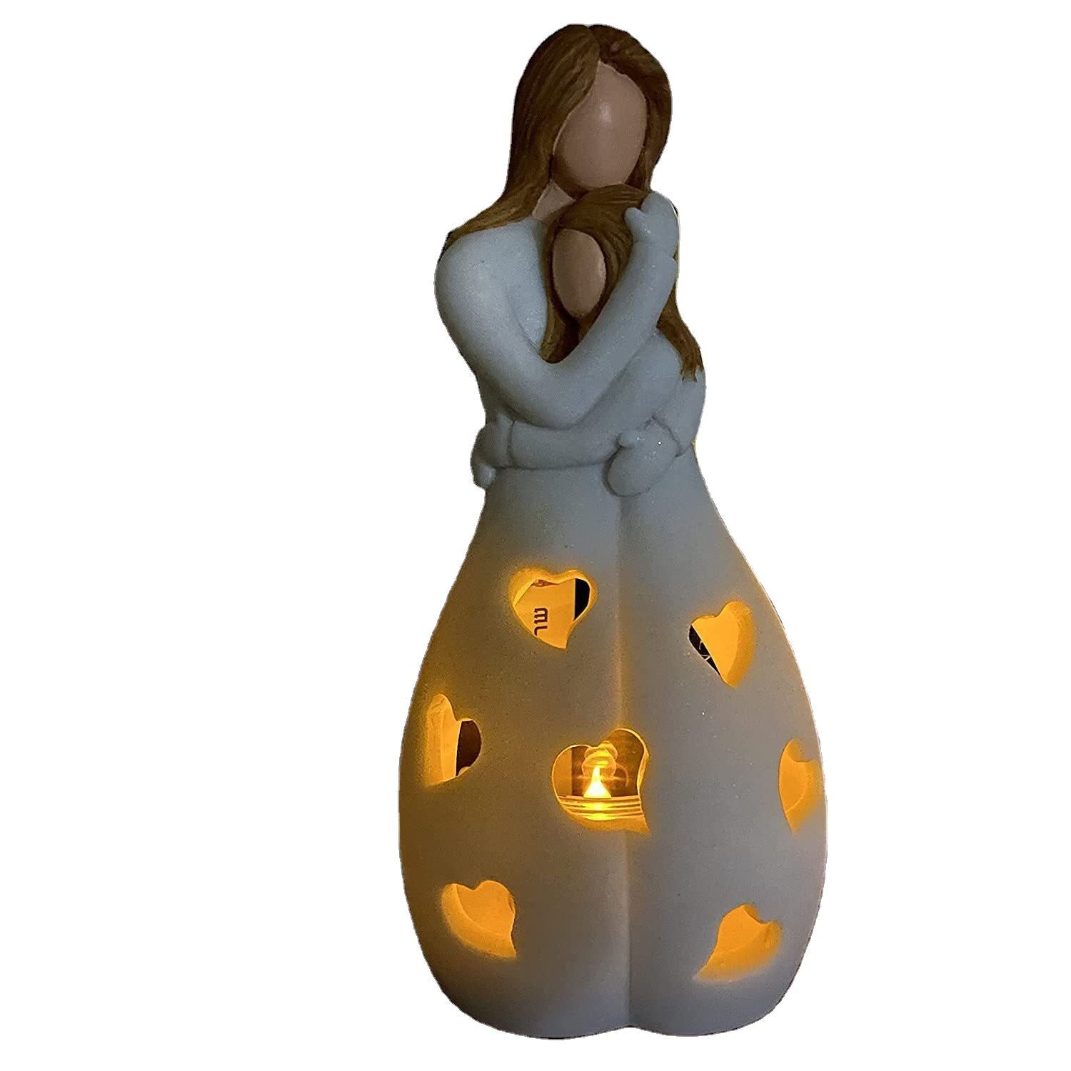 Amoria | Herzfigur Nachtlampe Mutter & Kind