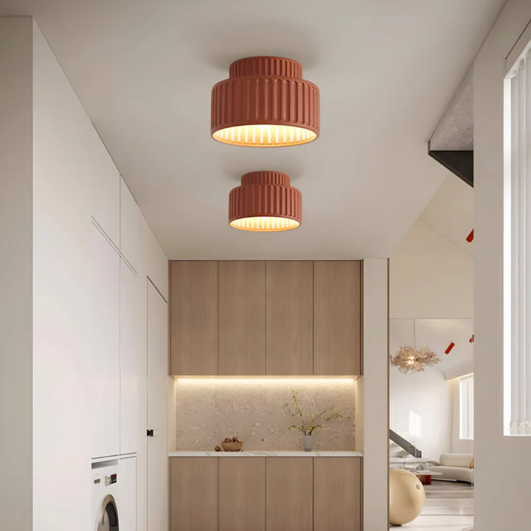 Strukturierte LED | Deckenleuchte Wohnraum