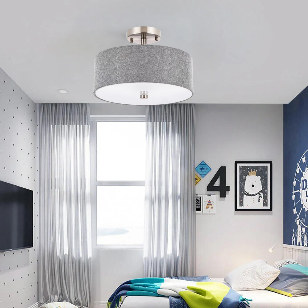 GrauNova | Moderne LED Deckenleuchte