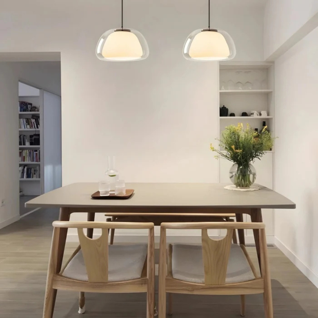 Wohnzimmer Glas Hängelampe | Moderne Deckenleuchte für Esstisch