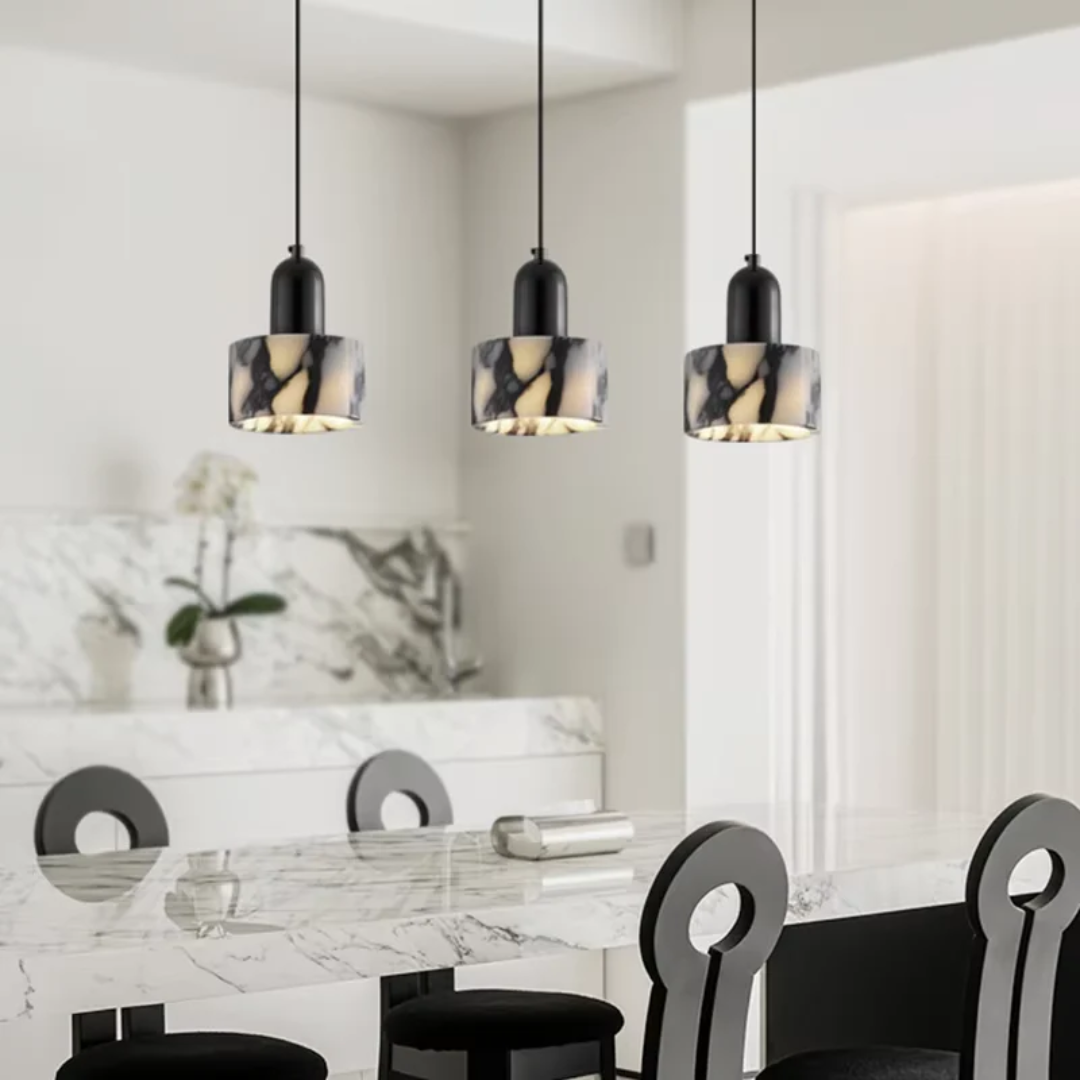Marmor Design | Pendelleuchte Wohnzimmer