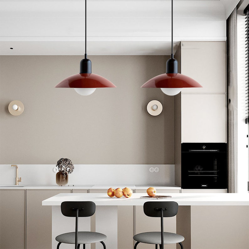 Macaron Pendelleuchte | Farbiger Glasschirm für Modernes Flair
