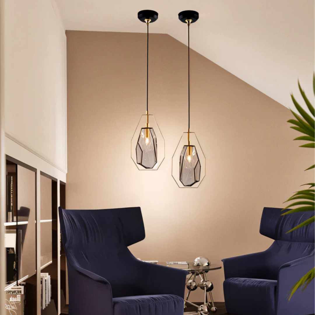 Elaris | Geometrische Glas Pendelleuchte