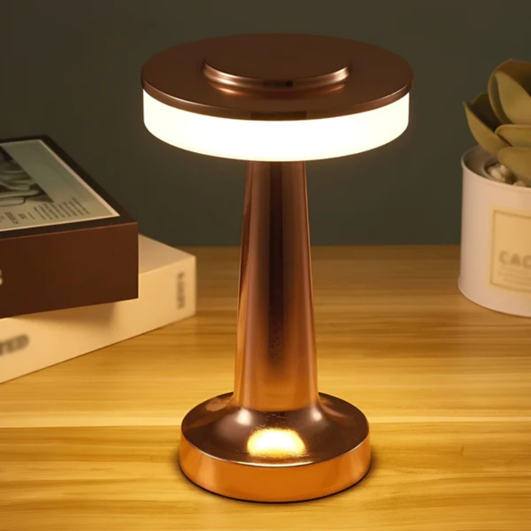 LED Tischleuchte | Kabellose, wiederaufladbare Lampe für Zuhause