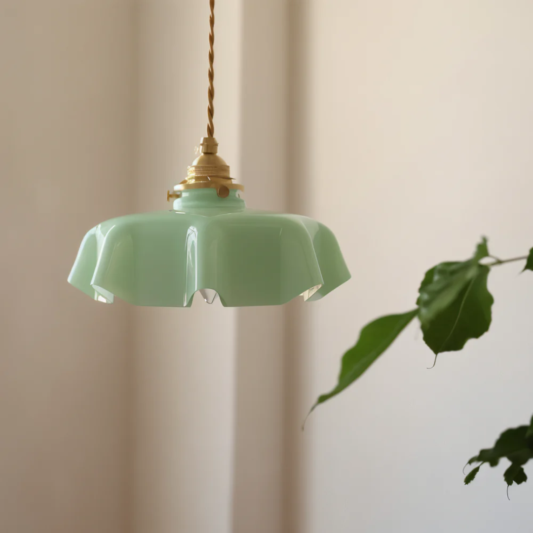 Liora | Glas Pendelleuchte Retro