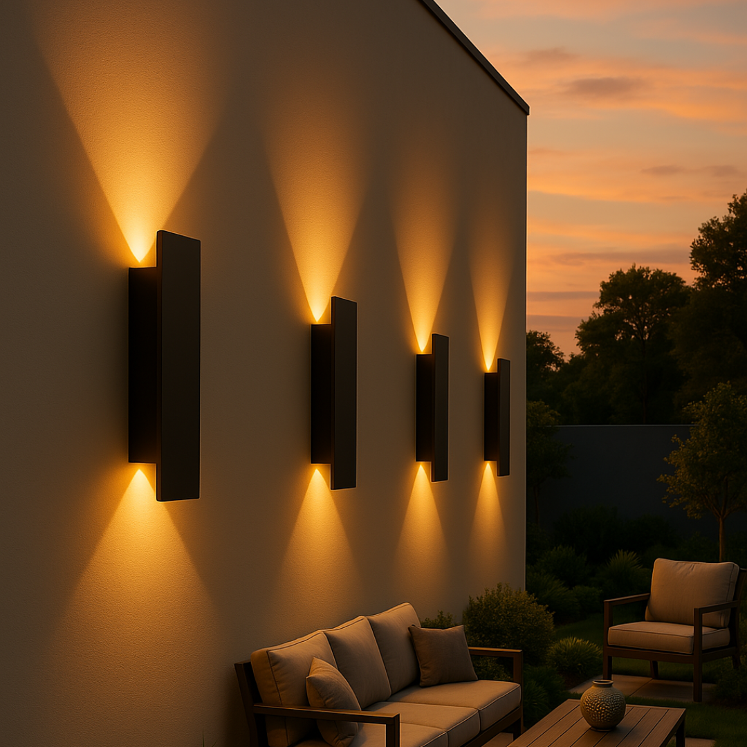 Streamline LED Wandleuchte für Außen | Wetterfest IP65 | In 4 Größen erhältlich