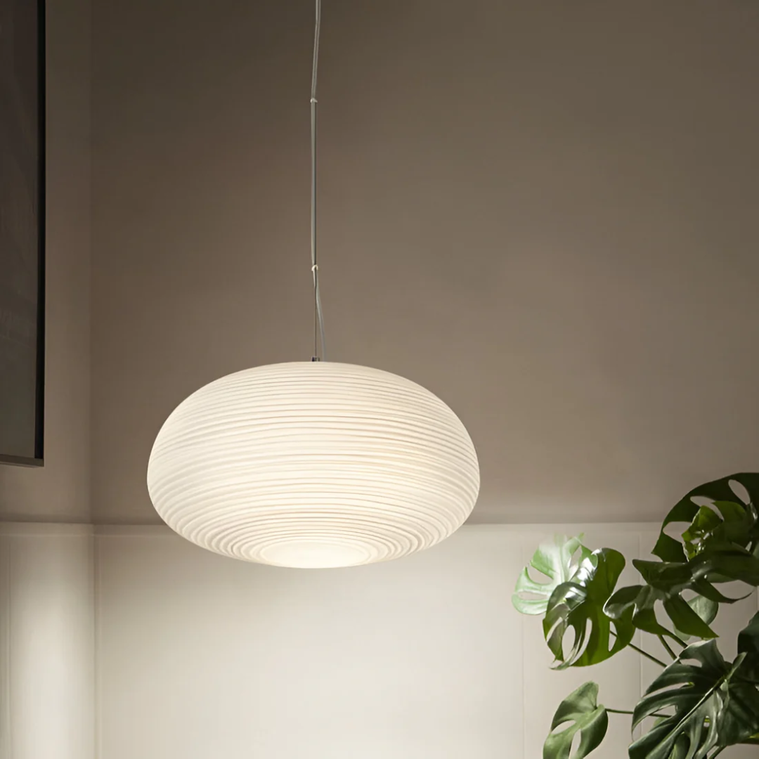 Liora | Opaalglas Hängeleuchte